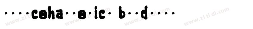 sourcehansericn bold字体转换